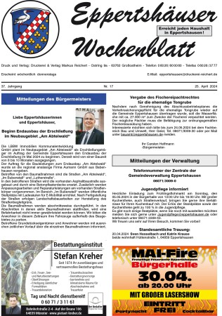 Thumbnail: Titelseite-Eppertshaeuser-Wochenblatt-KW-17-1.600x450-aspect