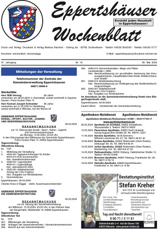 Thumbnail: Titelseite-Eppertshaeuser-Wochenblatt-KW-19-1.600x450-aspect