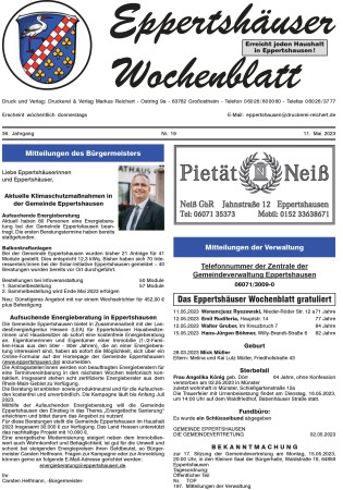 Thumbnail: Titelseite-Eppertshaeuser-Wochenblatt-KW-19.600x450-aspect