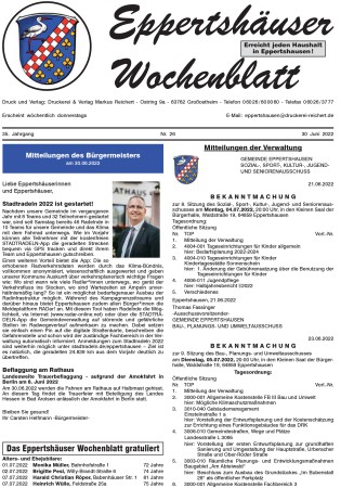 Thumbnail: Titelseite-Eppertshaeuser-Wochenblatt-KW-26.600x450-aspect