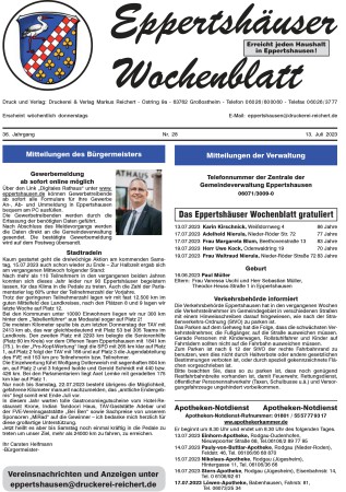 Thumbnail: Titelseite-Eppertshaeuser-Wochenblatt-KW-28.600x450-aspect