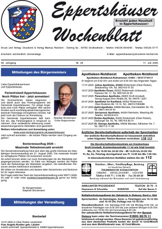 Thumbnail: Titelseite-Eppertshaeuser-Wochenblatt-KW-29-3.600x450-aspect
