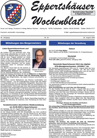 Thumbnail: Titelseite-Eppertshaeuser-Wochenblatt-KW-34-3.600x450-aspect