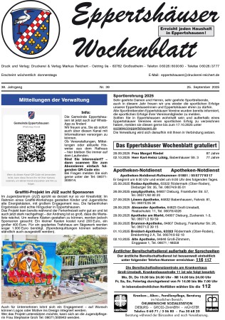 Thumbnail: Titelseite-Eppertshaeuser-Wochenblatt-KW-39-3.600x450-aspect