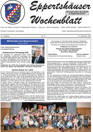 Thumbnail: Titelseite-Eppertshaeuser-Wochenblatt-KW-47.600x450-aspect