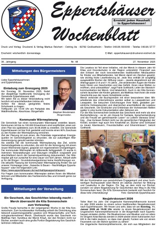 Thumbnail: Titelseite-Nachrichtenblatt-Messel-KW-48-3.600x450-aspect